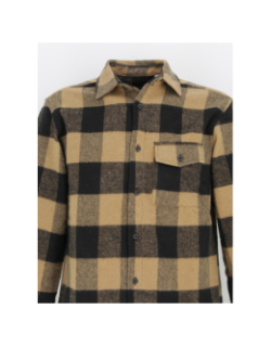 Chemise épaisse à carreaux marron homme - Jack & Jones