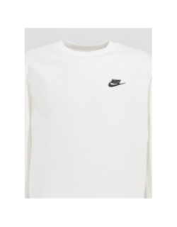 Sweat nsw club crew blanc homme - Nike