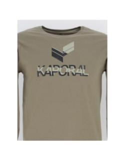 T-shirt manche longue kaki garçon - Kaporal