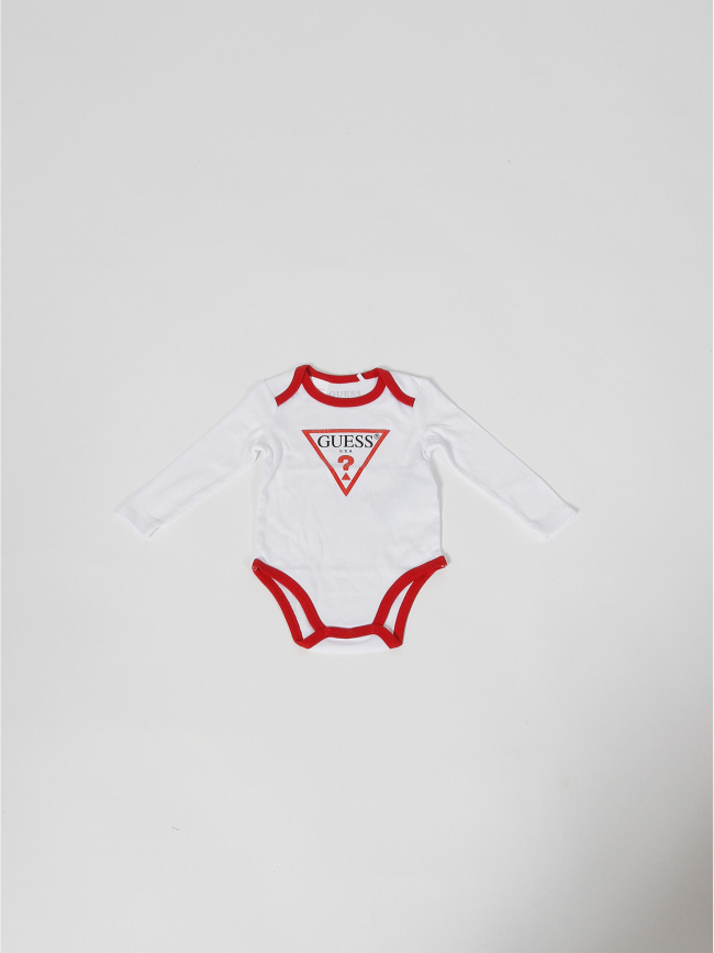 Ensemble 3 pièces body survêtement rouge enfant - Guess