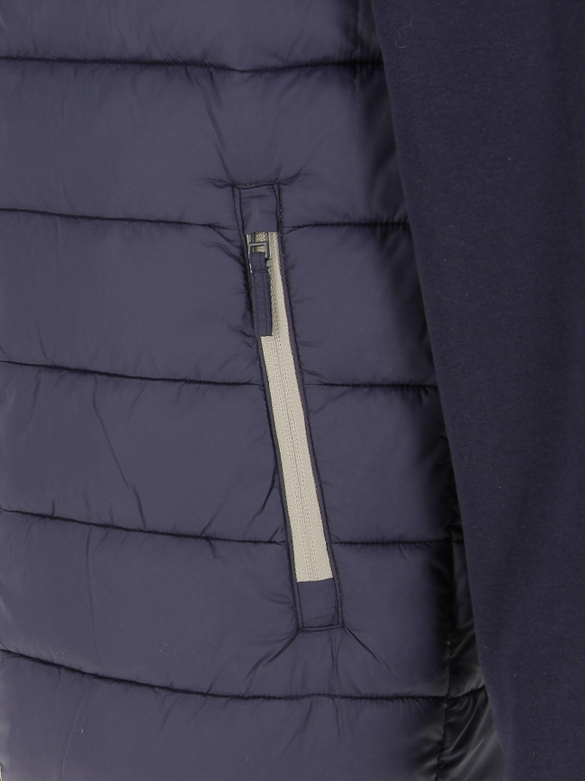 Veste hybride bi-matière bleu marine homme - Oxbow