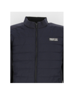 Veste bi-matière sunoco bleu marine homme - Deeluxe