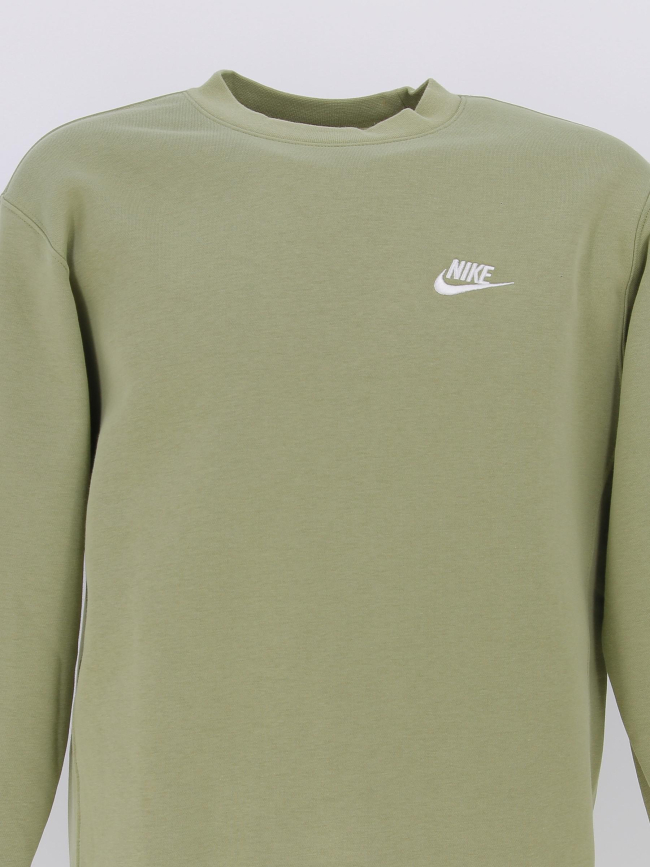 Sweat nsw club crew vert homme - Nike