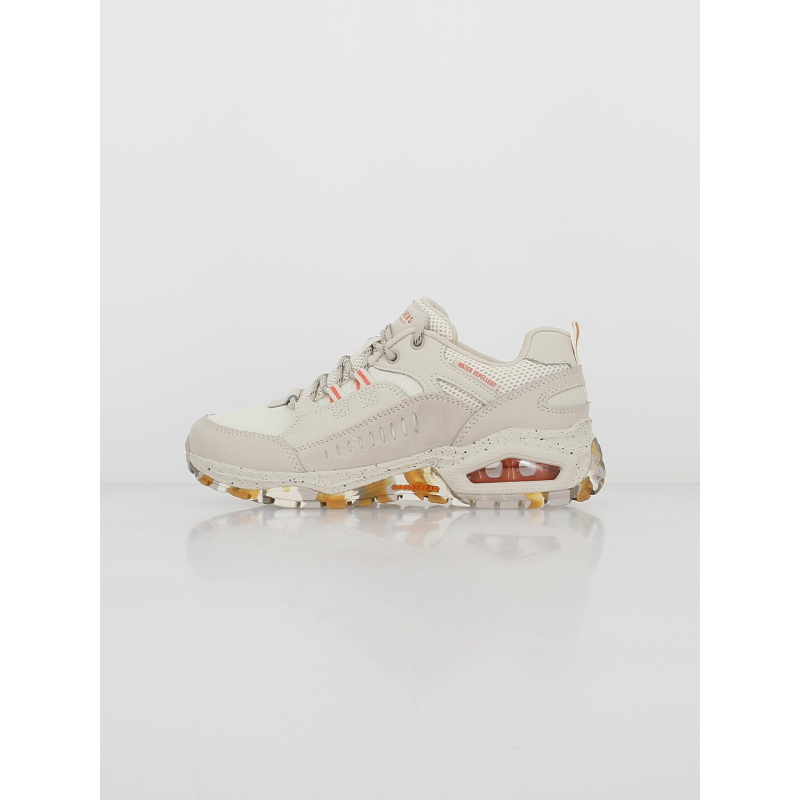 Chaussures de trail uno déperlant beige femme - Skechers