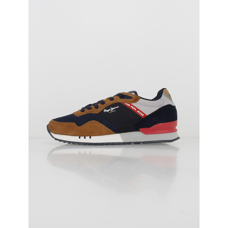 Baskets london basic bleu marine homme - Pepe Jeans