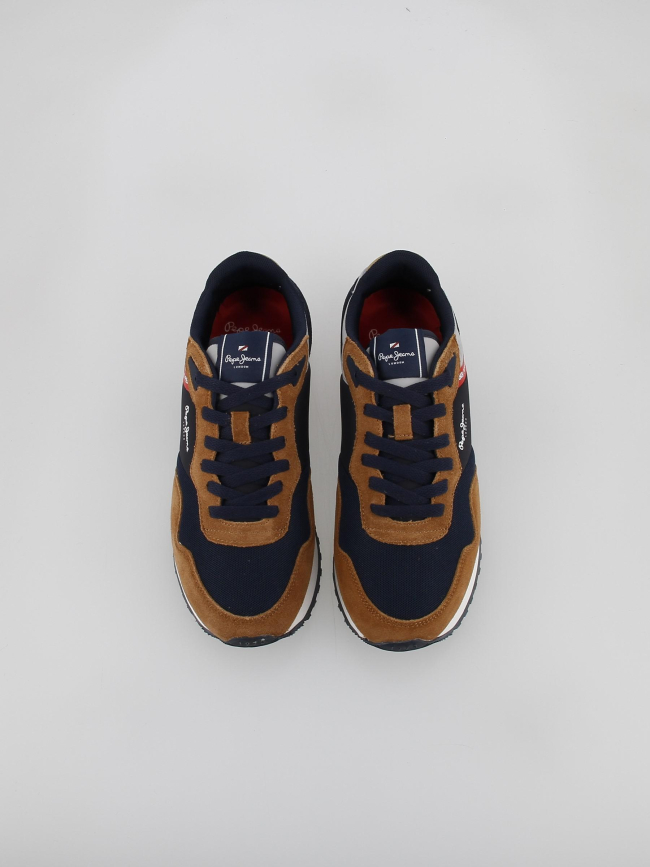 Baskets london basic bleu marine homme - Pepe Jeans