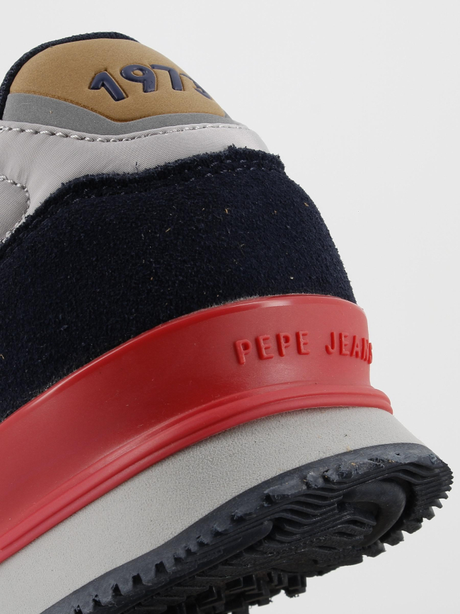 Baskets london basic bleu marine homme - Pepe Jeans