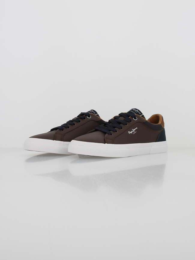 Baskets basses kenton marron homme - Pepe Jeans