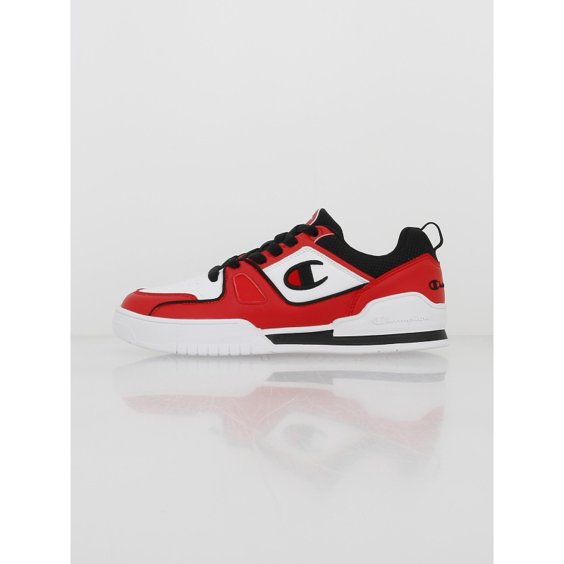 Baskets basses rouge/blanc homme - Champion