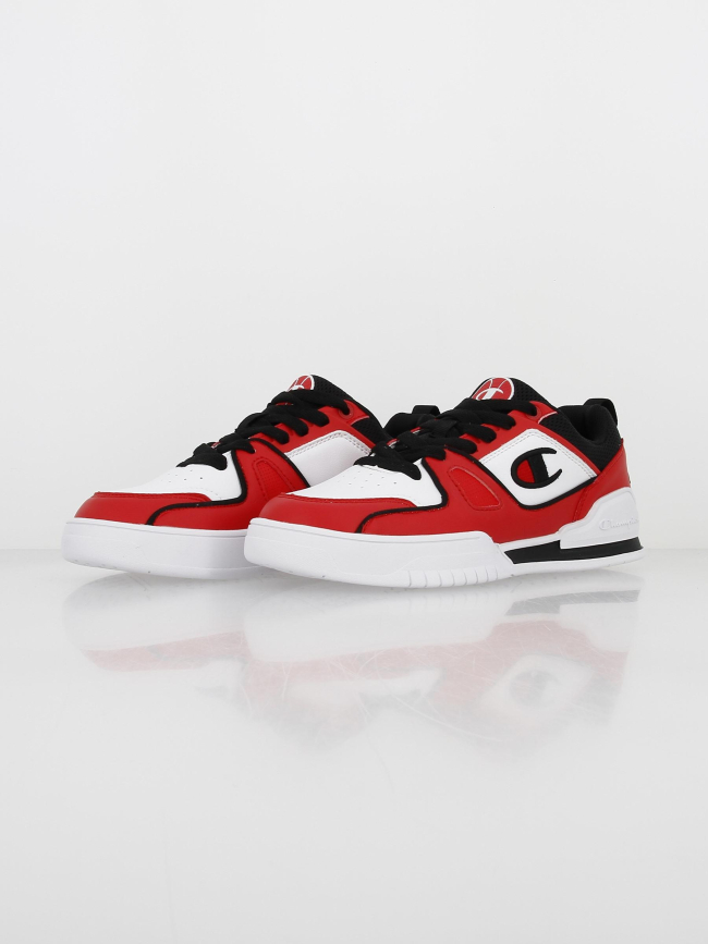 Baskets basses rouge/blanc homme - Champion