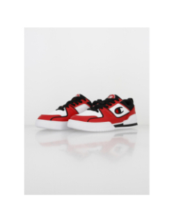 Baskets basses rouge/blanc homme - Champion