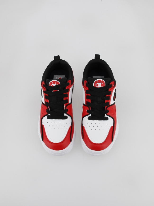 Baskets basses rouge/blanc homme - Champion