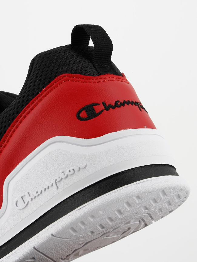 Baskets basses rouge/blanc homme - Champion