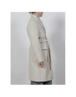 Manteau long compi beige femme - Tiffosi