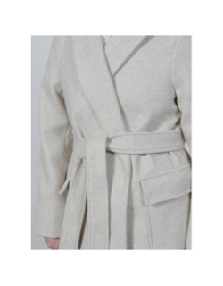 Manteau long compi beige femme - Tiffosi