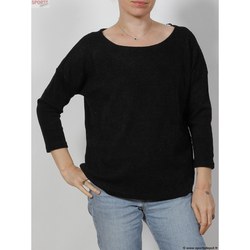 Top manches longues alba noir femme - Only