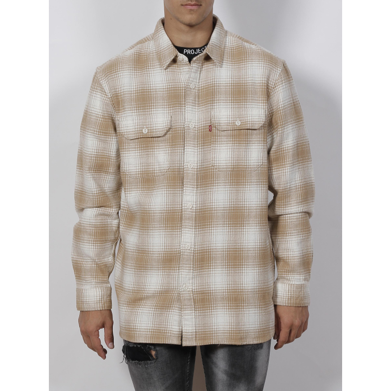 Chemise épaisse jackson worker beige homme - Levi's