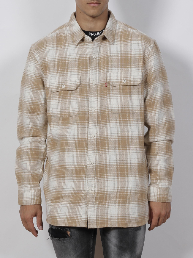 Chemise épaisse jackson worker beige homme - Levi's