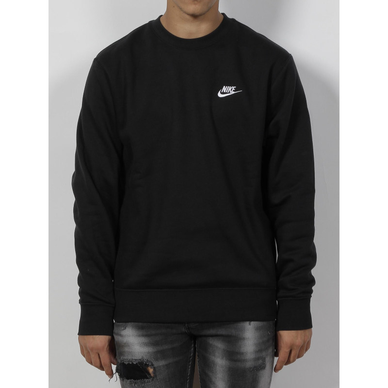 Sweat nsw club crew noir homme - Nike