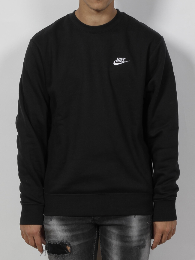 Sweat nsw club crew noir homme - Nike