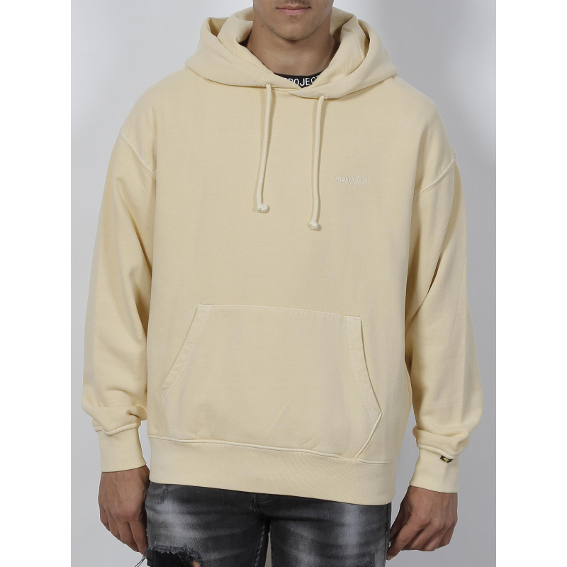 Sweat à capuche red tab jaune homme - Levi's