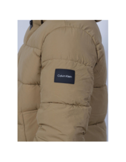 Doudoune crinkle marron homme - Calvin Klein