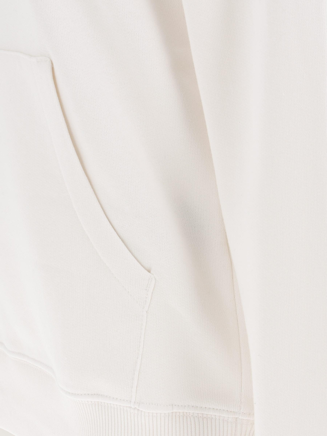 Sweat à capuche simple dome écru femme - The North Face