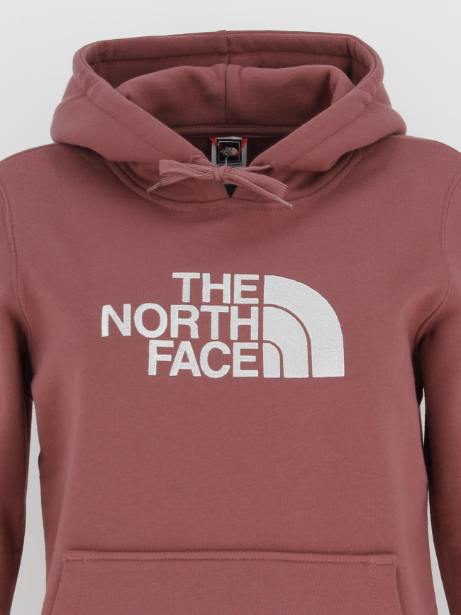 Sweat à capuche drew peak bordeaux femme - The Noth Face