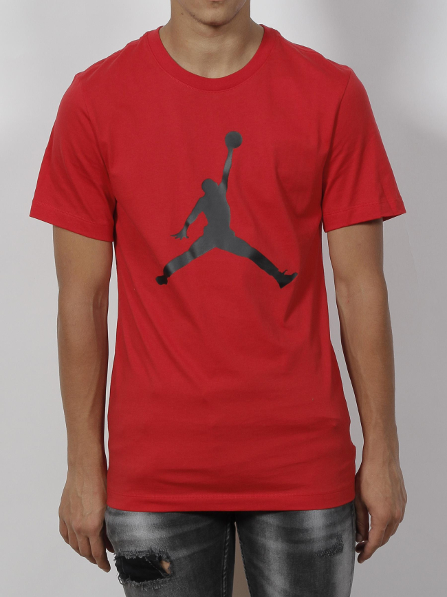 T-shirt jordan jumpman crew rouge homme - Nike