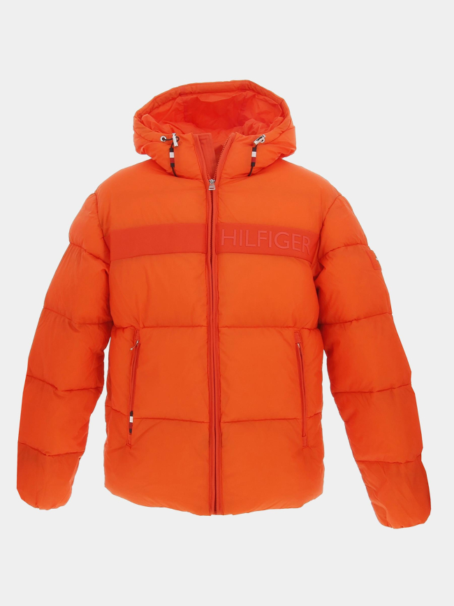 Doudoune ny high loft puffer orange homme - Tommy Hilfiger