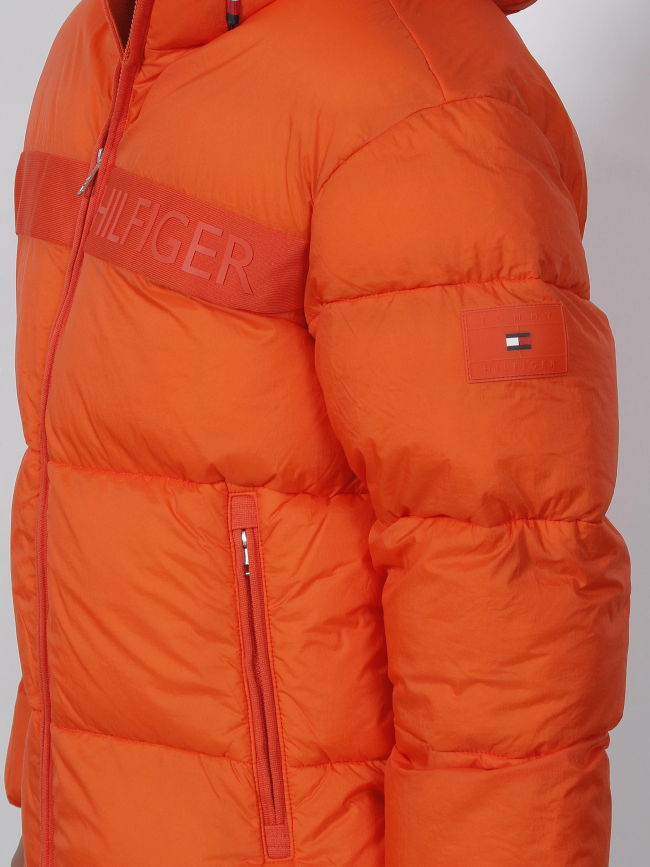 Doudoune ny high loft puffer orange homme - Tommy Hilfiger