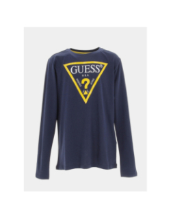 T-shirt manches longues deck bleu enfant - Guess