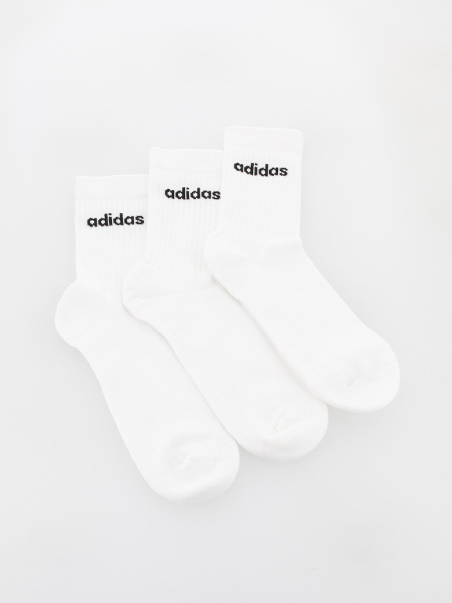 Pack 3 paires chaussettes hc crew blanc - Adidas