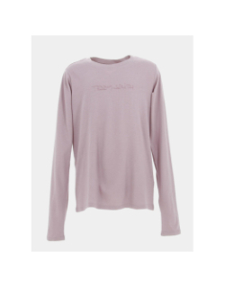 T-shirt manches longues ticia violet fille - Teddy Smith