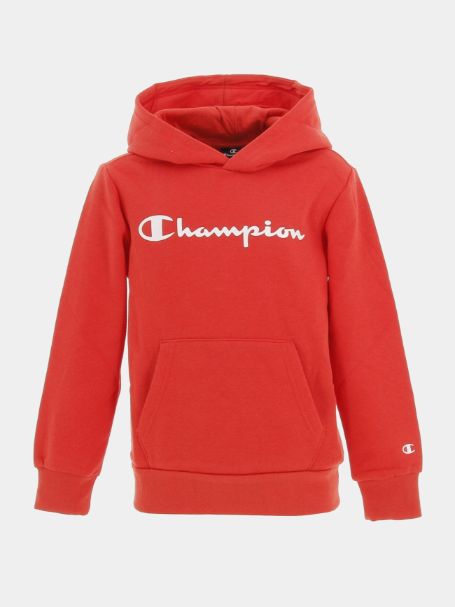 Sweat à capuche hooded rouge enfant - Champion