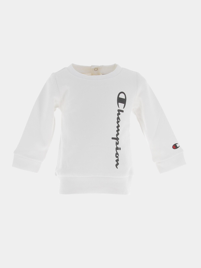 Survêtement crewneck blanc enfant - Champion