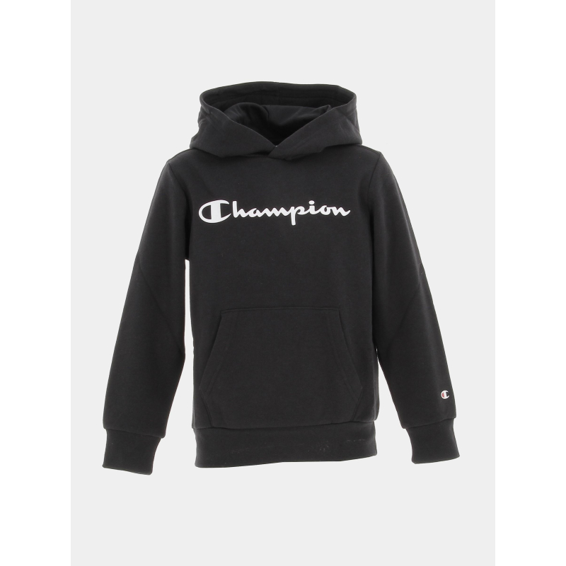 Sweat à capuche hooded noir enfant - Champion