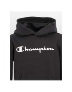 Sweat à capuche hooded noir enfant - Champion