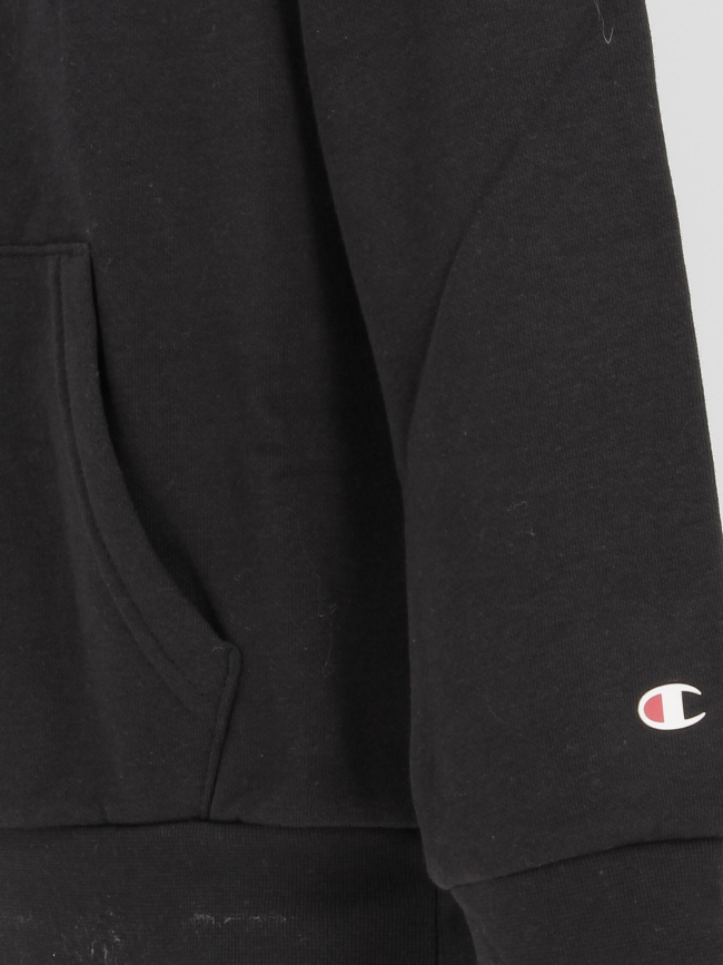 Sweat à capuche hooded noir enfant - Champion