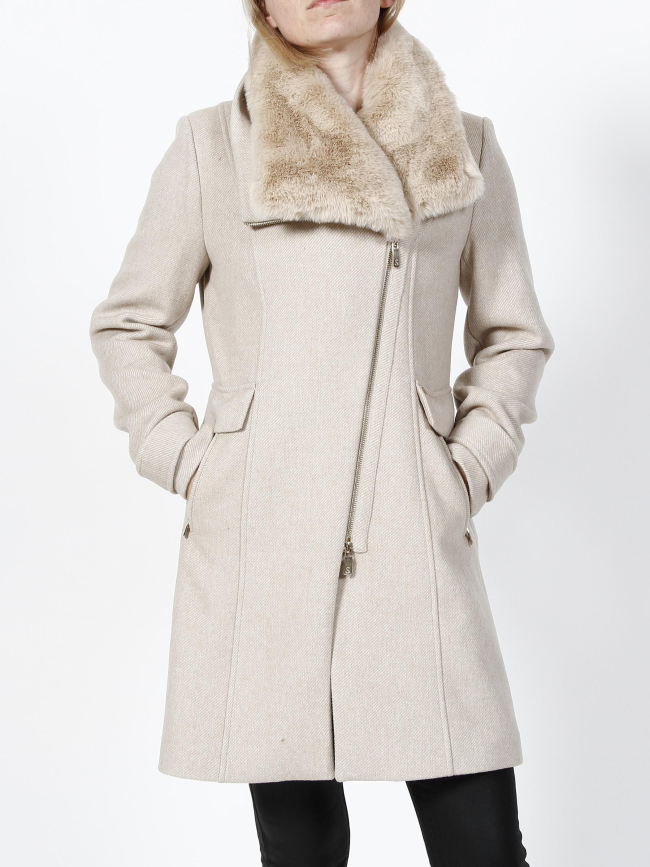 Manteau lisboa beige femme - Salsa
