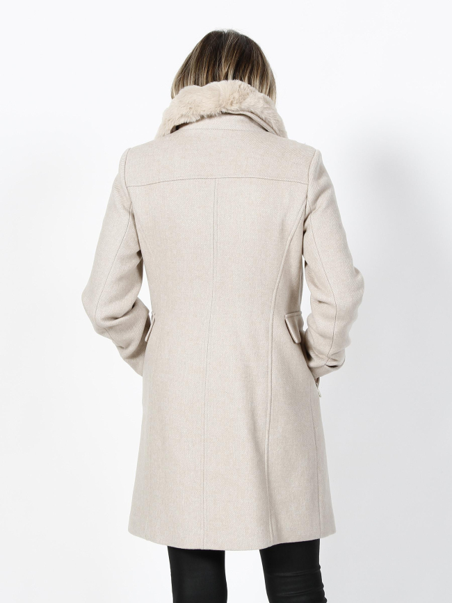 Manteau lisboa beige femme - Salsa