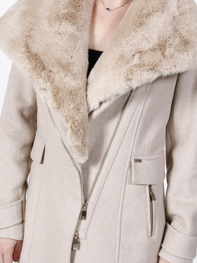 Manteau lisboa beige femme - Salsa