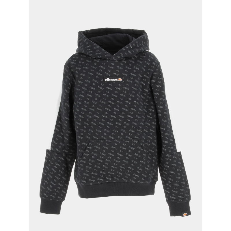 Sweat à capuche seri noir garçon - Ellesse