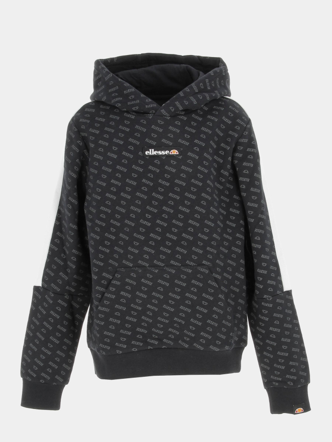 Sweat à capuche seri noir garçon - Ellesse