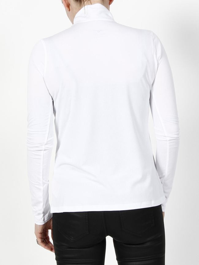 T-shirt manches longues impulse core blanc femme - Mizuno