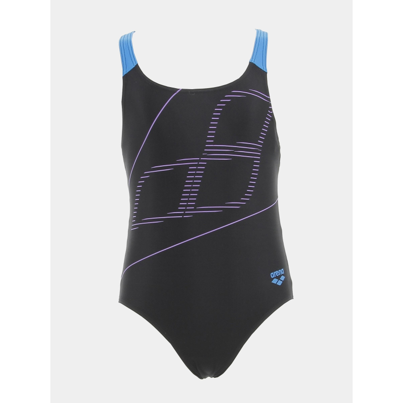 Maillot de bain natation 1 pièce noir fille - Arena