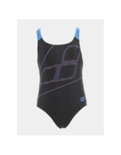 Maillot de bain natation 1 pièce noir fille - Arena