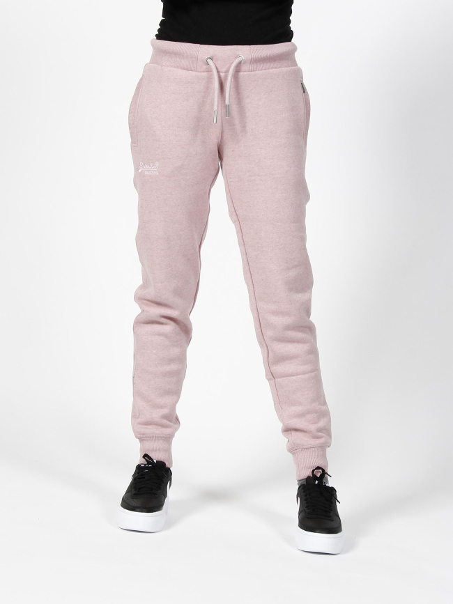 Jogging vintage rose femme - Superdry