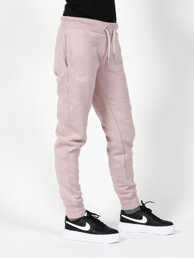 Jogging vintage rose femme - Superdry