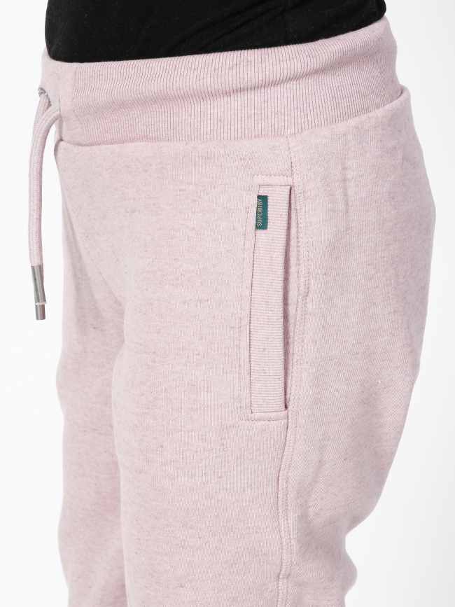 Jogging vintage rose femme - Superdry